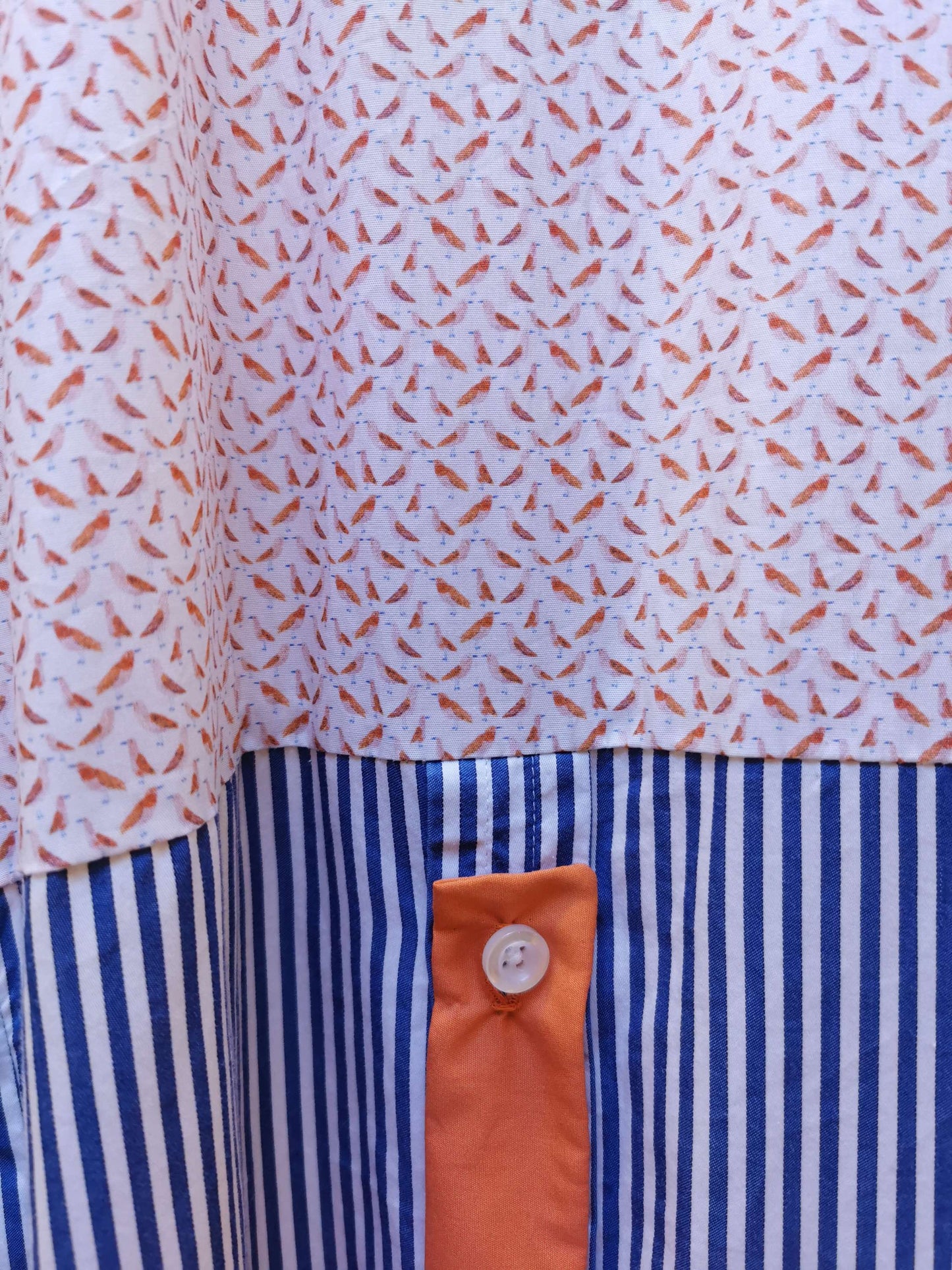 DUSK DRESS - orange pigeons