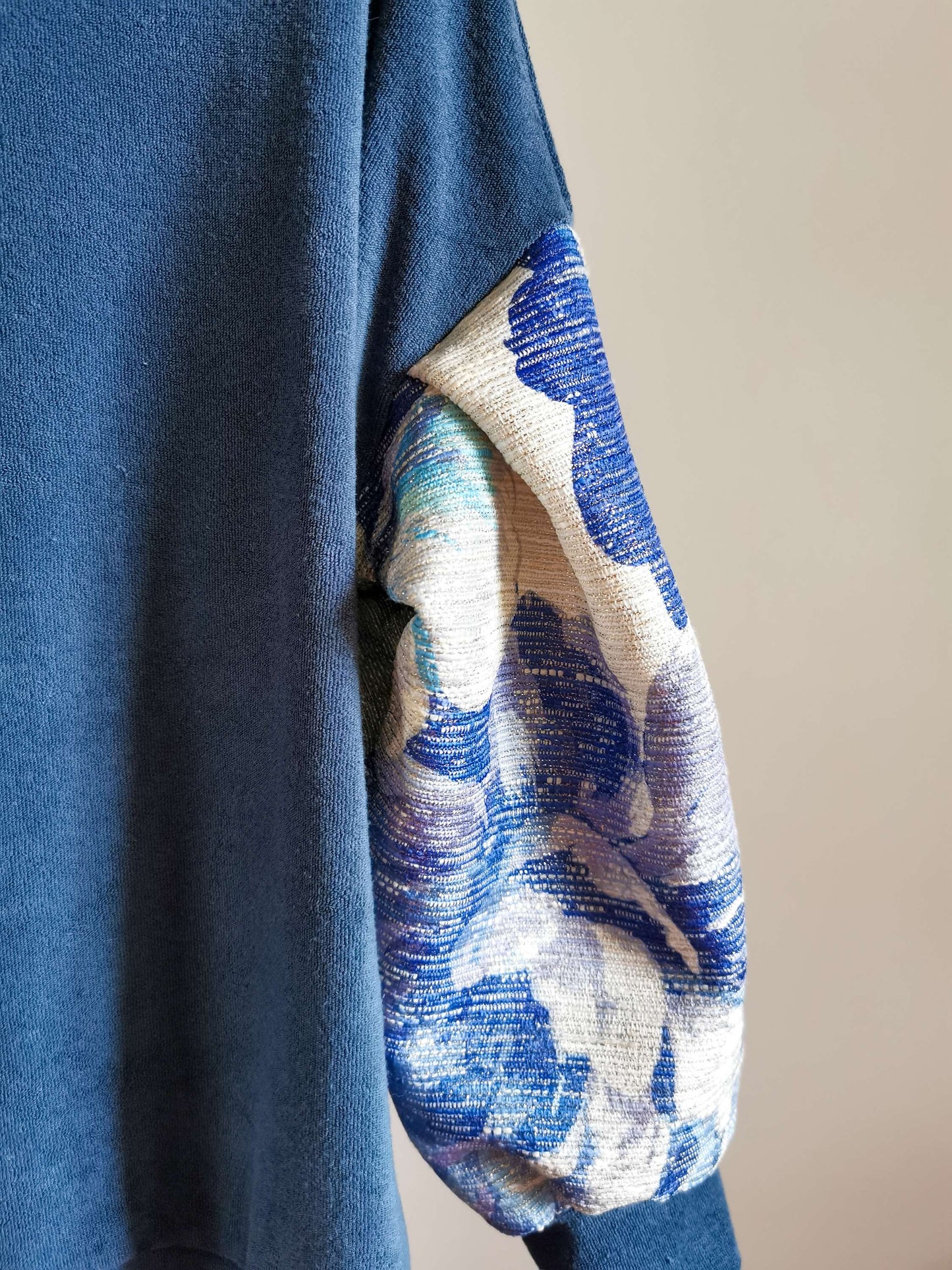SWEET SUMMER sweater N°7 - Blue / flowers