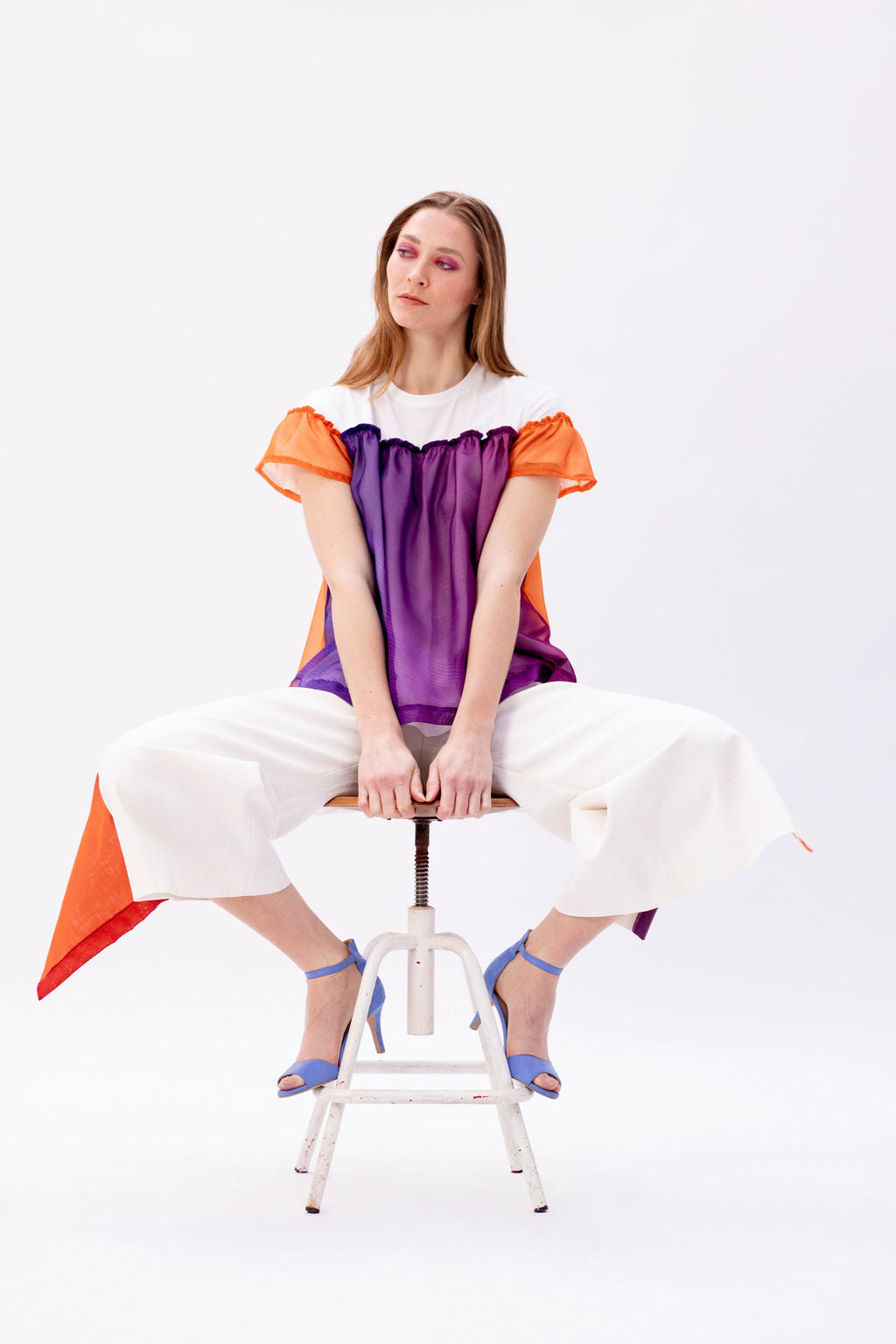 CRYSTAL CULOTTES -White