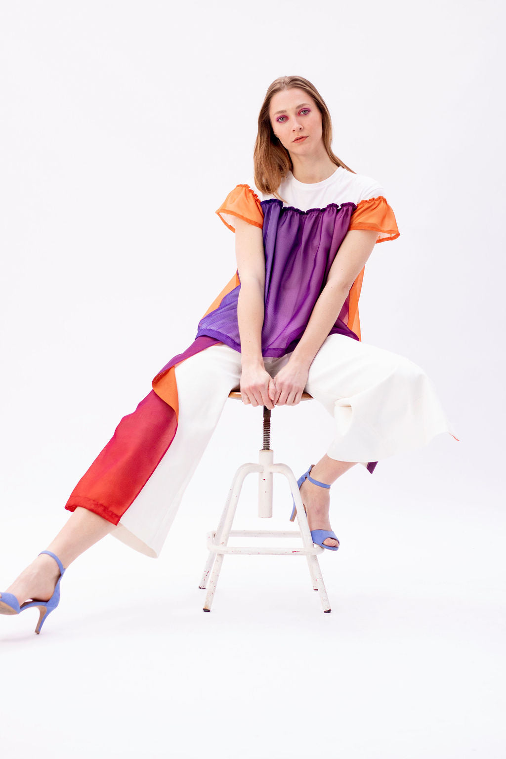 CRYSTAL CULOTTES -White