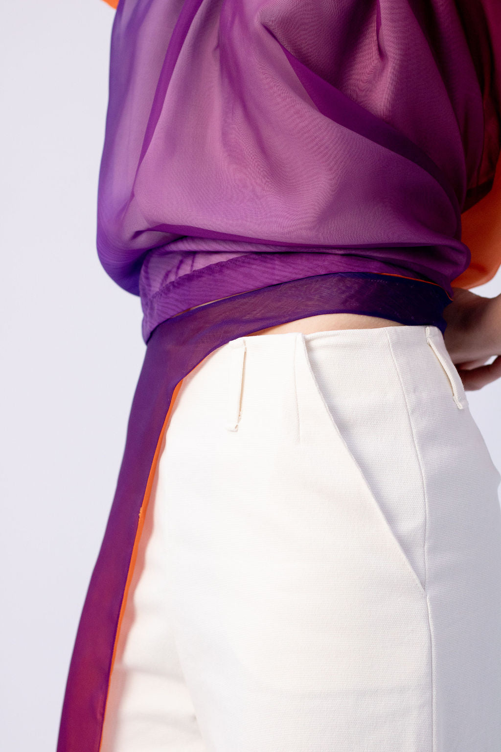 CRYSTAL CULOTTES -White