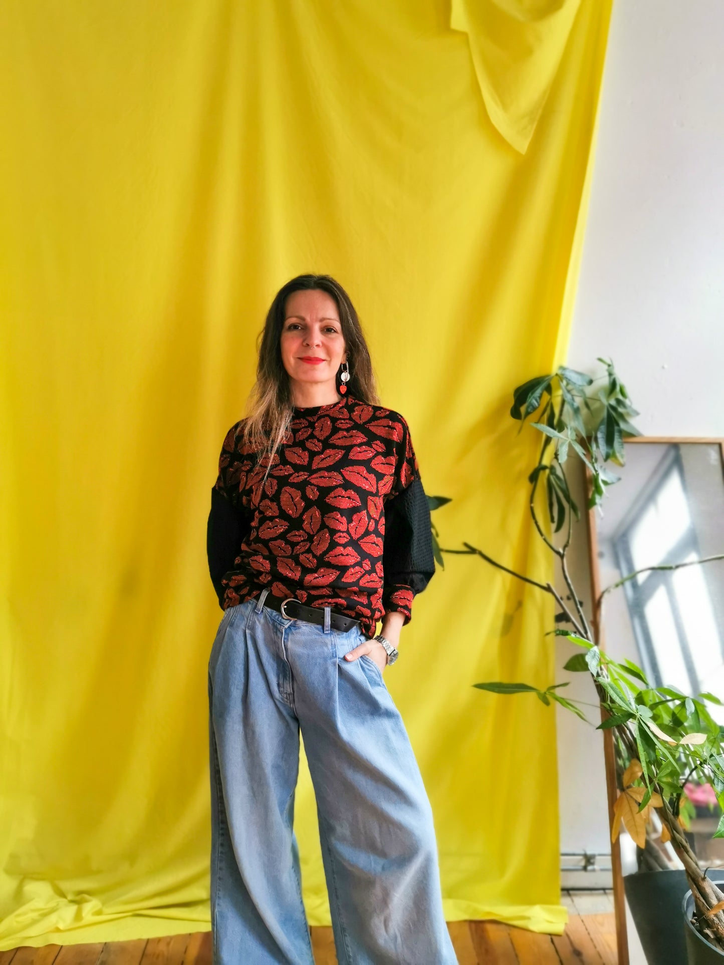 SWEET VALENTINE sweater N°13 - Sweet kisses