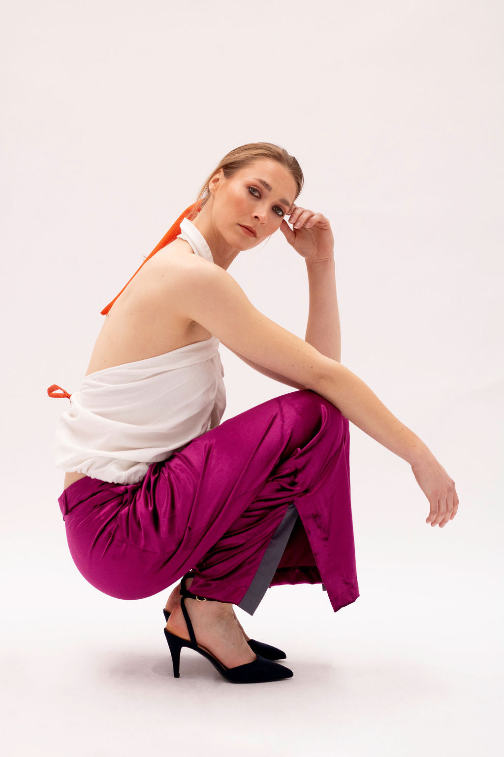 GLORIA PANTS - Fuchsia