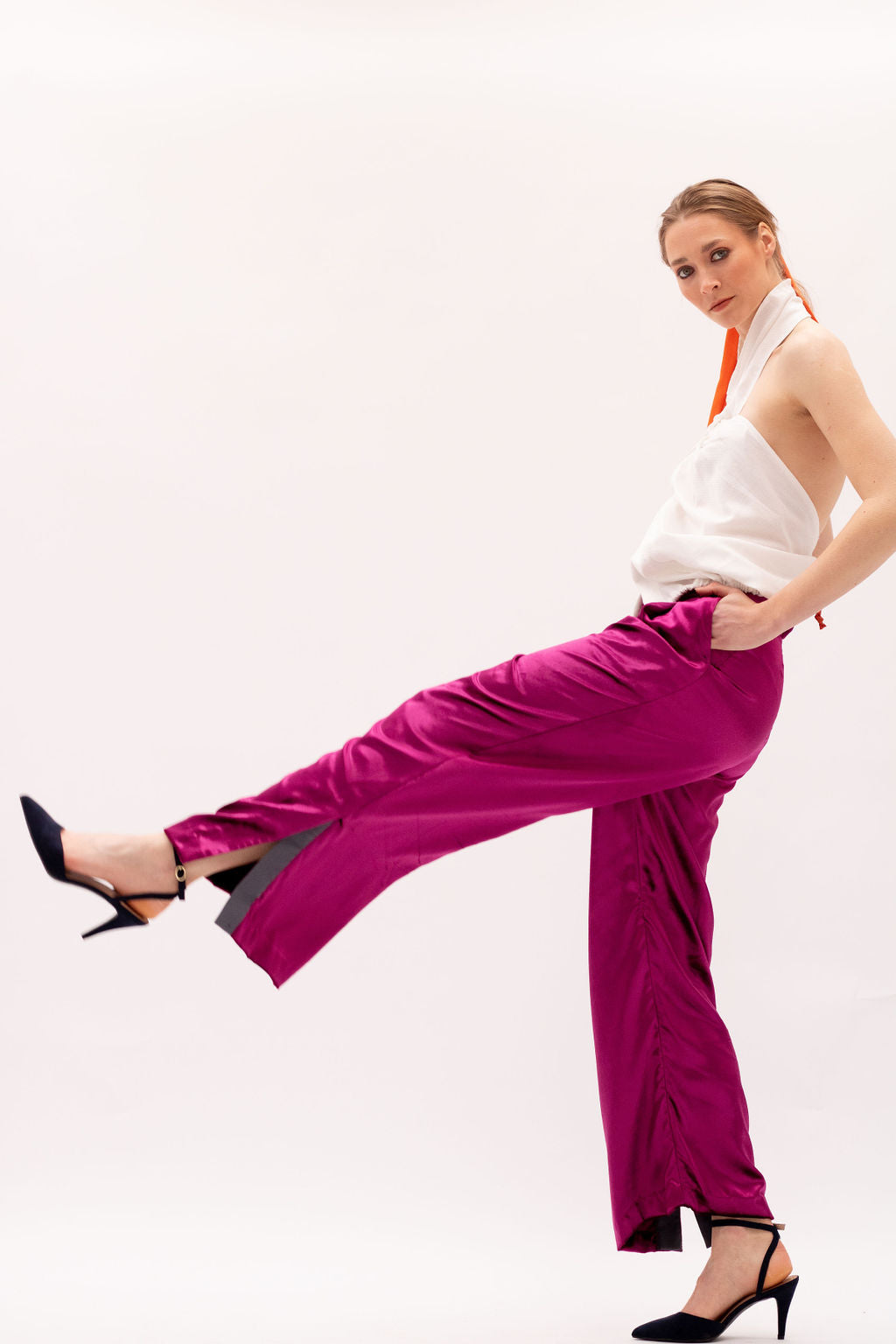 GLORIA PANTS - Fuchsia