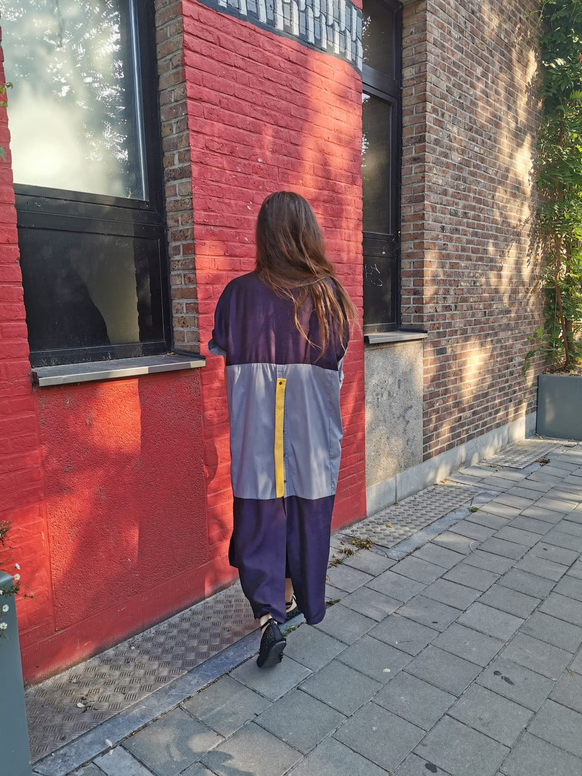 DUSK DRESS - SHE Purple/grey