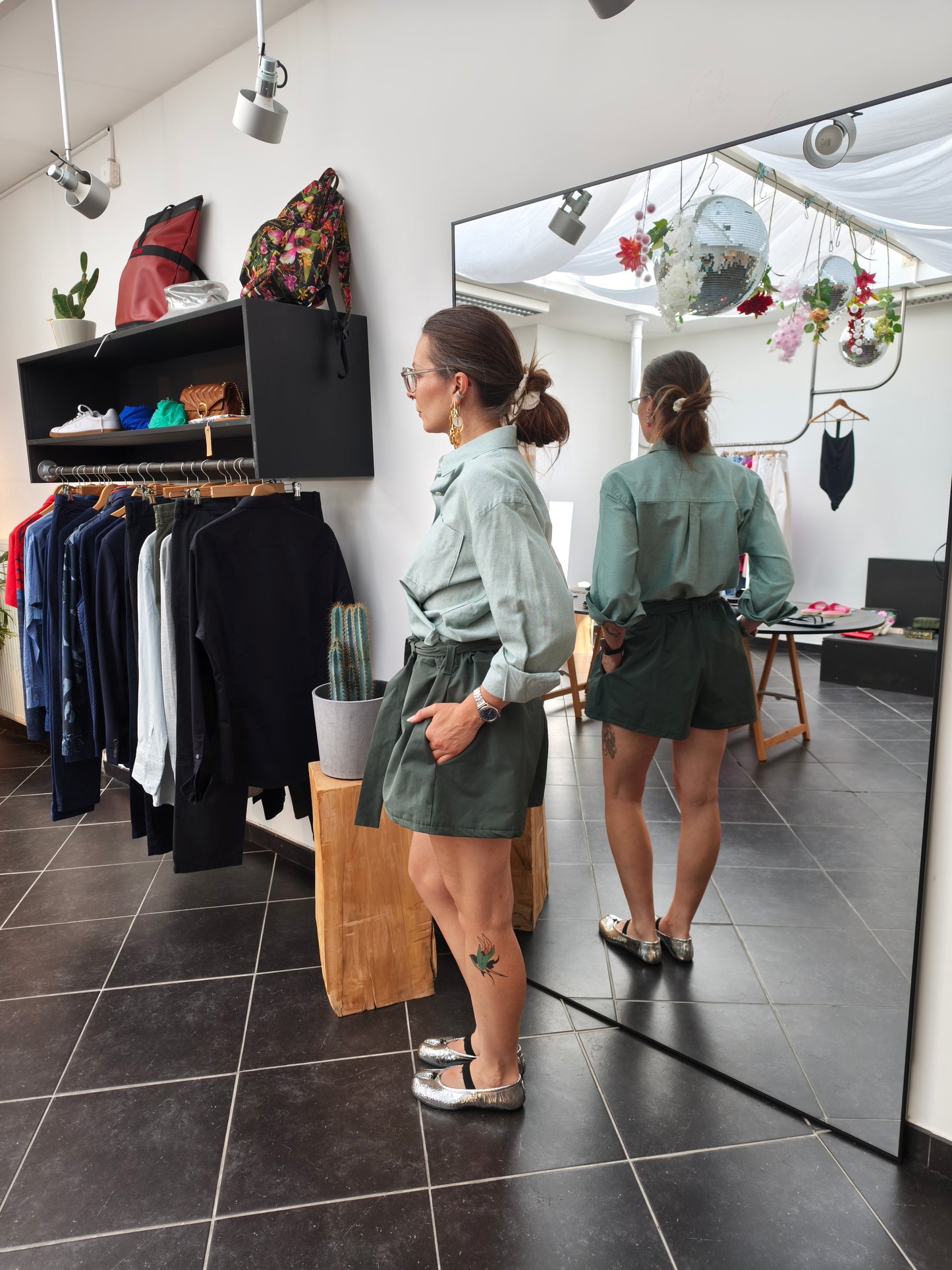 DAHLIA SHORTS - GREEN