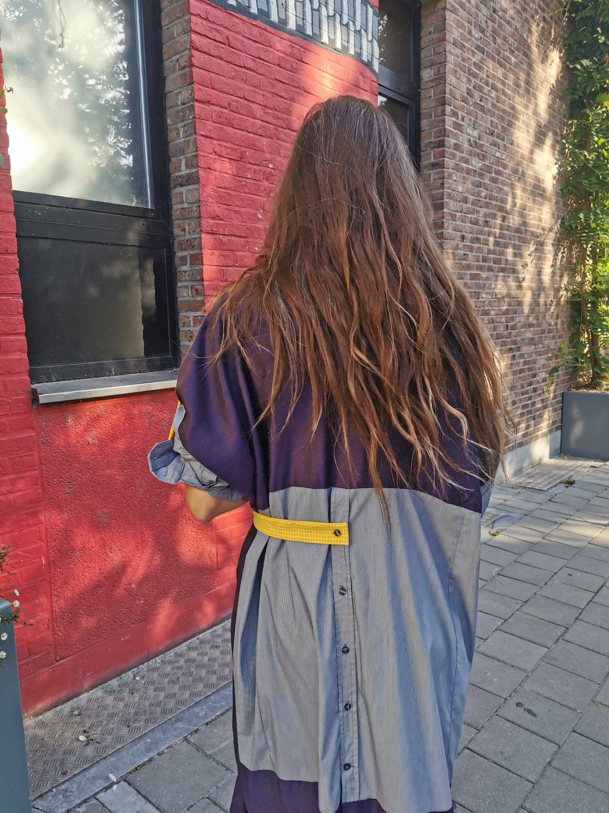 DUSK DRESS - SHE Purple/grey