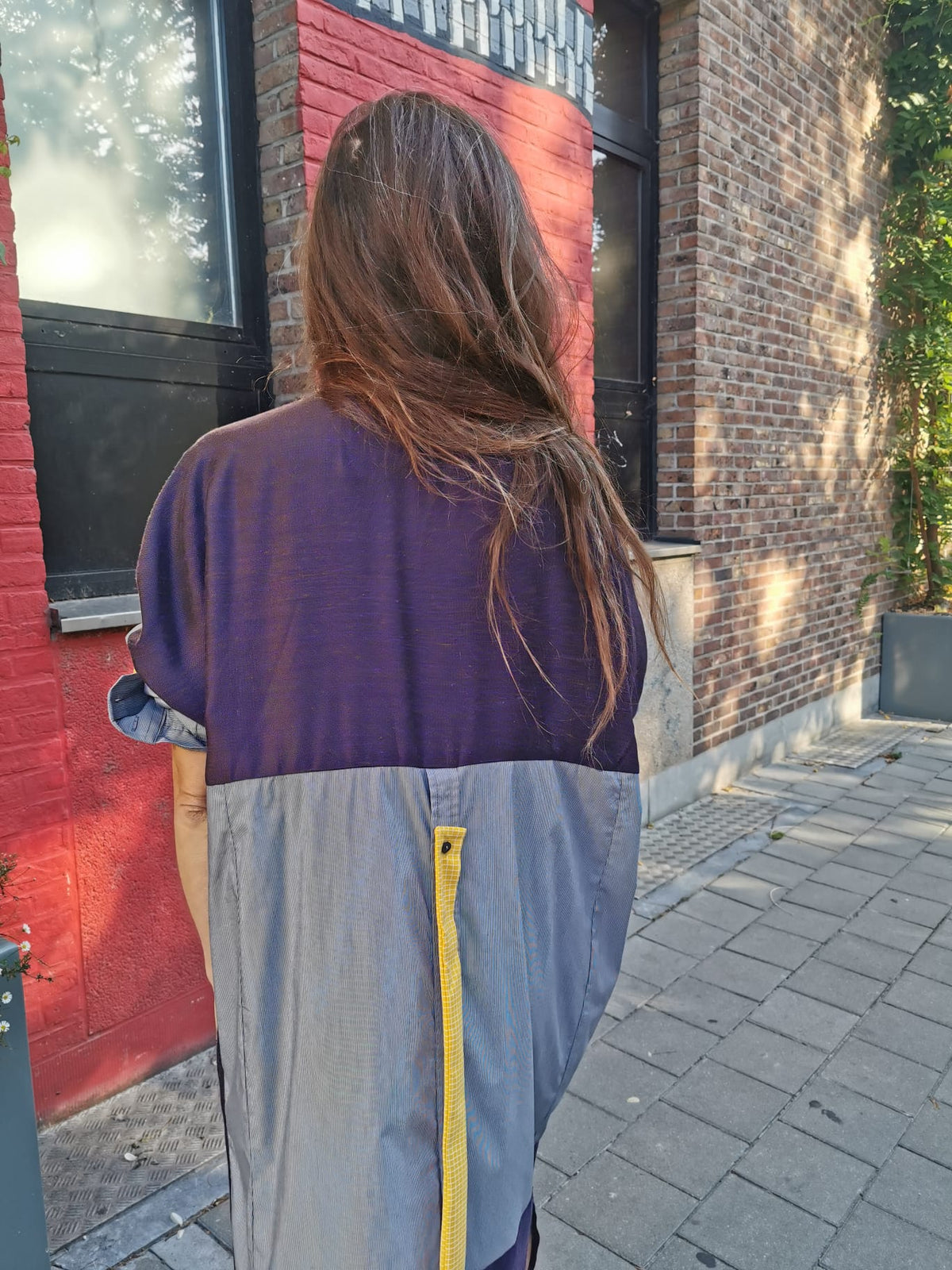 DUSK DRESS - SHE Purple/grey