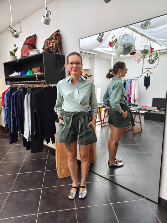 DAHLIA SHORTS - GREEN
