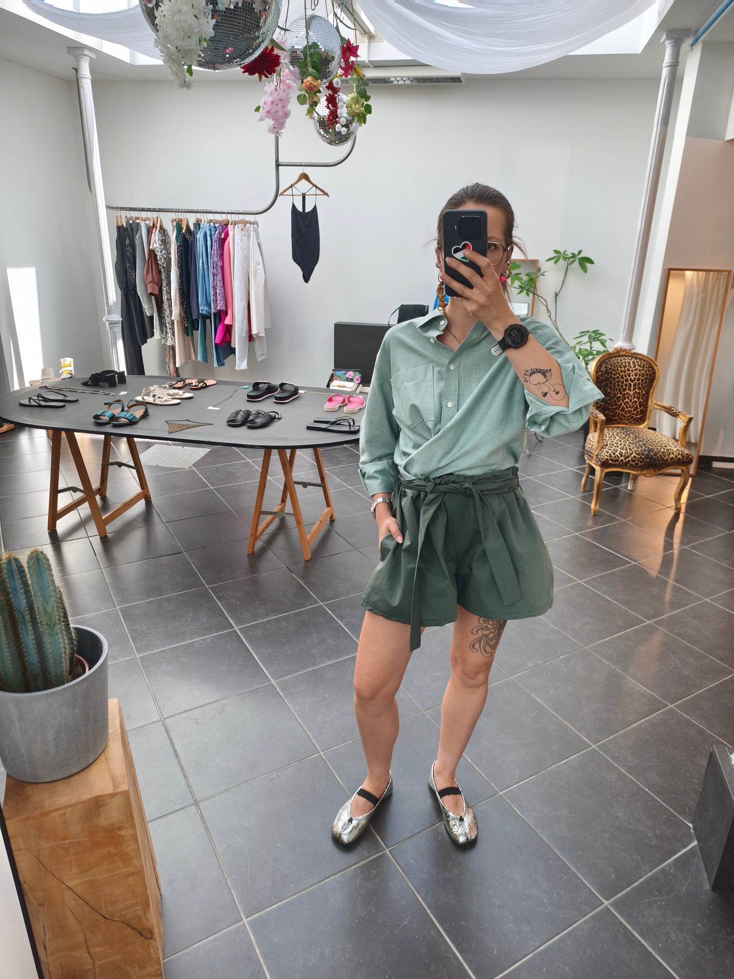 DAHLIA SHORTS - GREEN
