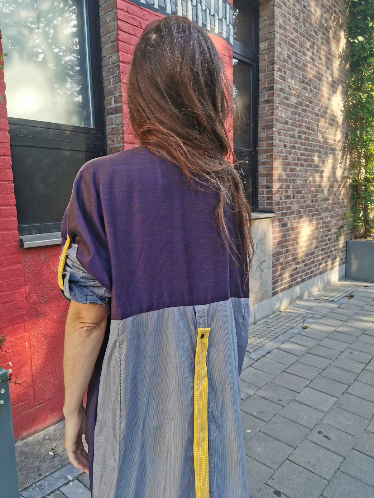 DUSK DRESS - SHE Purple/grey